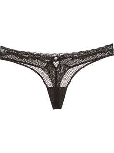 Fleur Du Mal сетчатые трусы с мелким узором