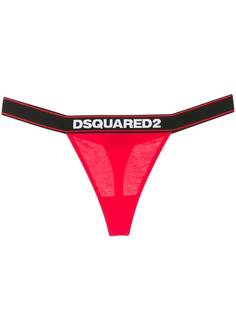 Dsquared2 трусы-стринги с логотипом