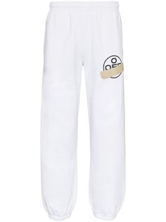 Off-White спортивные брюки с принтом