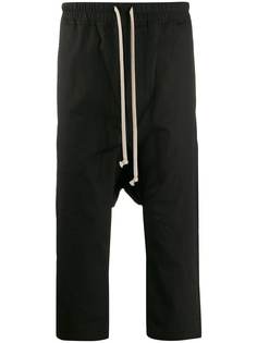 Rick Owens брюки с низким шаговым швом