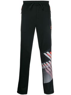 Ea7 Emporio Armani спортивные брюки с графичным принтом