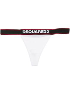 Dsquared2 трусы-стринги с логотипом