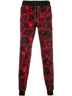 Philipp Plein спортивные брюки с принтом