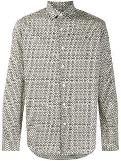 Salvatore Ferragamo рубашка с принтом Gancini