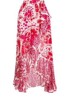 Twin-Set юбка с абстрактным цветочным принтом