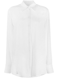Victoria Victoria Beckham жаккардовая рубашка с логотипом