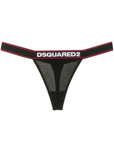 Dsquared2 трусы-стринги с логотипом