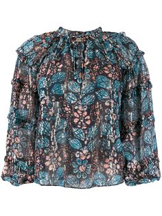 Ulla Johnson блузка с абстрактным принтом