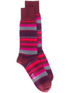 Paul Smith носки с полосками и логотипом