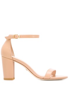 Stuart Weitzman босоножки Nearlynude на блочном каблуке