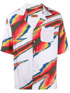 Missoni рубашка с абстрактным принтом