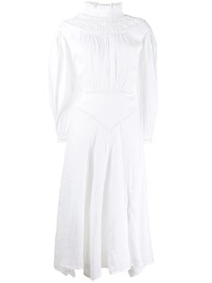 Isabel Marant Étoile платье с длинными рукавами и оборками