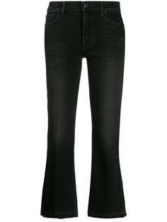 7 For All Mankind укороченные расклешенные брюки