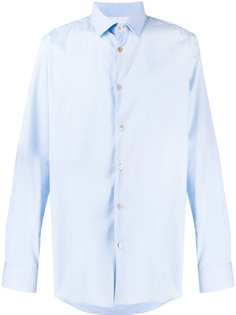 Paul Smith рубашка узкого кроя с длинными рукавами