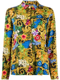 Versace Jeans Couture рубашка с цветочным принтом Baroque
