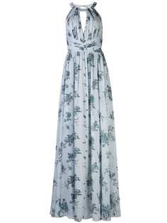 Marchesa Notte платье с открытой спиной