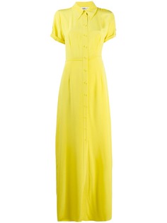 DVF Diane von Furstenberg длинное платье-рубашка