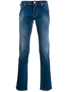 Jacob Cohen джинсы скинни с контрастной строчкой
