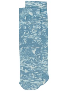 Off-White носки с принтом