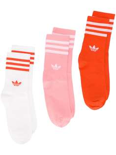 adidas комплект из трех пар носков