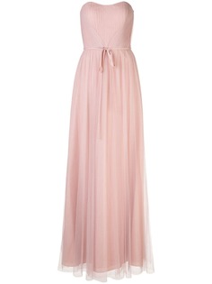 Marchesa Notte длинное платье без бретелей