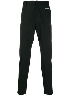 Dsquared2 брюки строгого кроя с молниями
