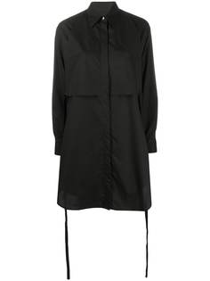Mm6 Maison Margiela платье-рубашка с поясом