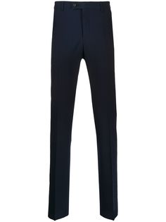 LANVIN клетчатые брюки строгого кроя
