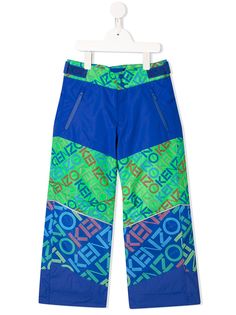 Kenzo Kids брюки с логотипом