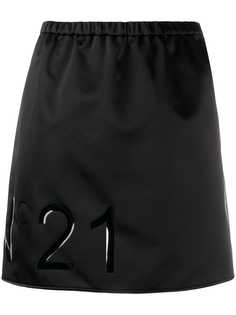 Nº21 юбка мини с логотипом