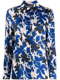 Boutique Moschino блузка с цветочным принтом