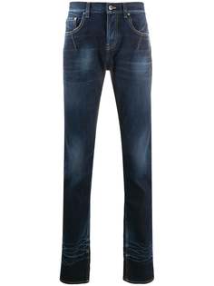 Les Hommes джинсы прямого кроя с контрастным карманом