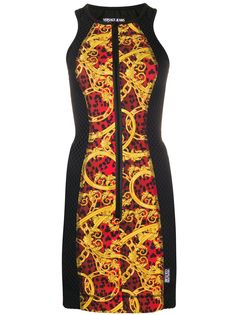 Versace Jeans Couture приталенное платье с принтом Baroque