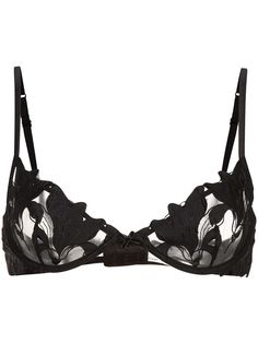 Fleur Du Mal бюстгальтер с вышивкой Lily