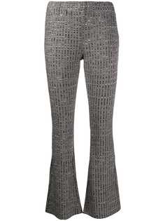 Mm6 Maison Margiela укороченные расклешенные брюки