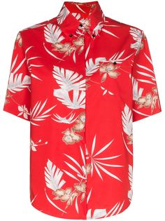 Paco Rabanne гавайская рубашка с цветочным принтом