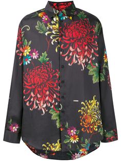 Dsquared2 рубашка с цветочным принтом