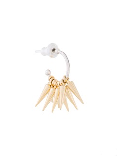 E.M. серьга с острыми деталями