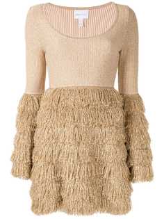 Alice McCall ярусное платье с бахромой