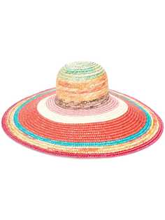 Missoni Mare полосатая шляпа с широкими полями