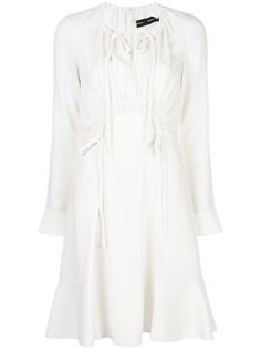 Proenza Schouler фактурное платье с завязкой
