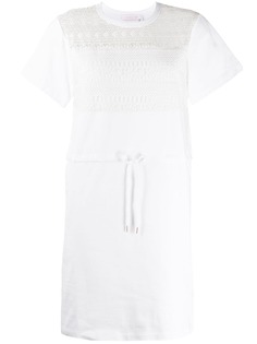 See by Chloé платье-футболка с кулиской