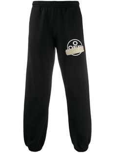 Off-White спортивные брюки с логотипом