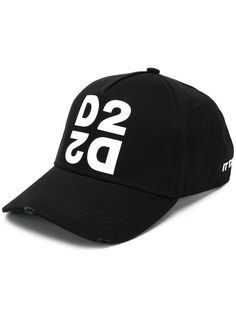 Dsquared2 бейсболка с вышивкой и принтом