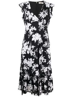 Michael Michael Kors платье с запахом и оборками