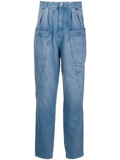 Isabel Marant джинсы с завышенной талией и карманами
