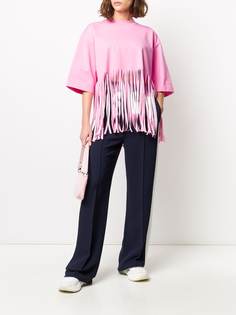 MSGM спортивные брюки с лампасами