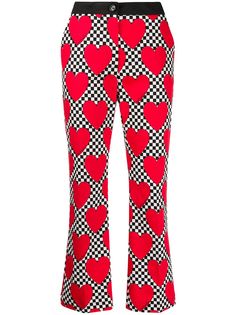 Love Moschino укороченные брюки с принтом