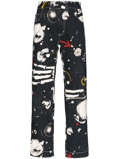 Charles Jeffrey Loverboy джинсы прямого кроя с принтом