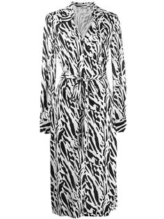 DVF Diane von Furstenberg платье-рубашка с принтом
